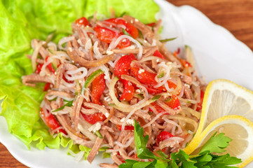 Fresh funchozy salad