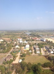 Bird 's eye view of countryside