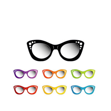 Vintage Cat Eye Eyewear For Ladies