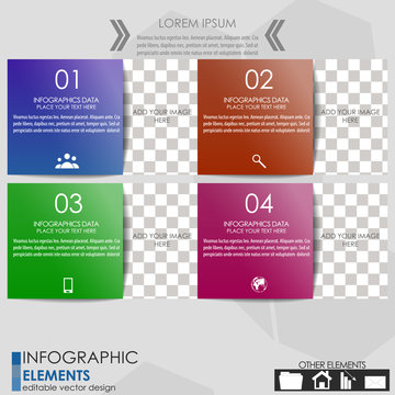 Modern Business Inforgraphics Option Banner