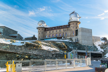 The Gornergrat Observatory and Matterhorn peak