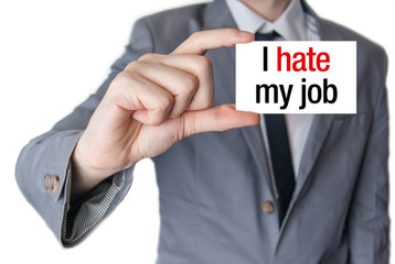 I hate my job