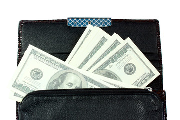 dollars in wallet