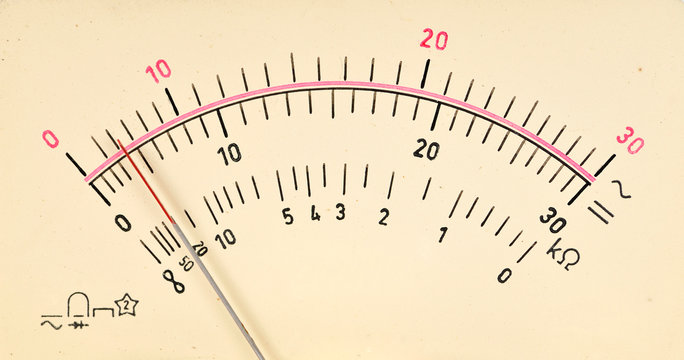 Vintage analog scale