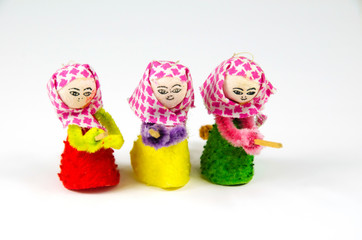 Easter witch figures