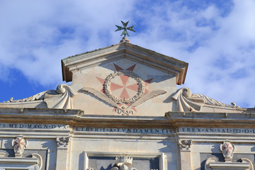 Pisa, particolare della Chiesa di Santo Stefano dei Cavalieri