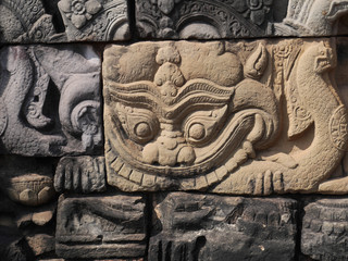 Kala Relief, Angkor, Cambodia