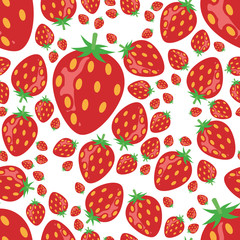 strawberry seamless pattern