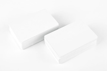 Business cards with rounded corners