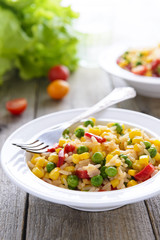 Vegetables risotto