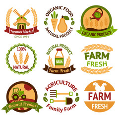 Farming harvesting and agriculture badges