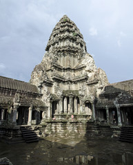 Angkor Wat - Zentraler Tempel | Innenhof Turm