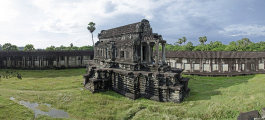 Angkor Wat - Bibliothek | Innenhof