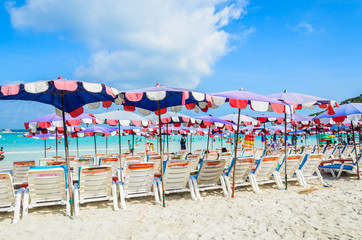koh larn island tropical beach in pattaya city Thailand