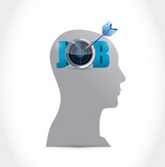 job on my mind. illustration design