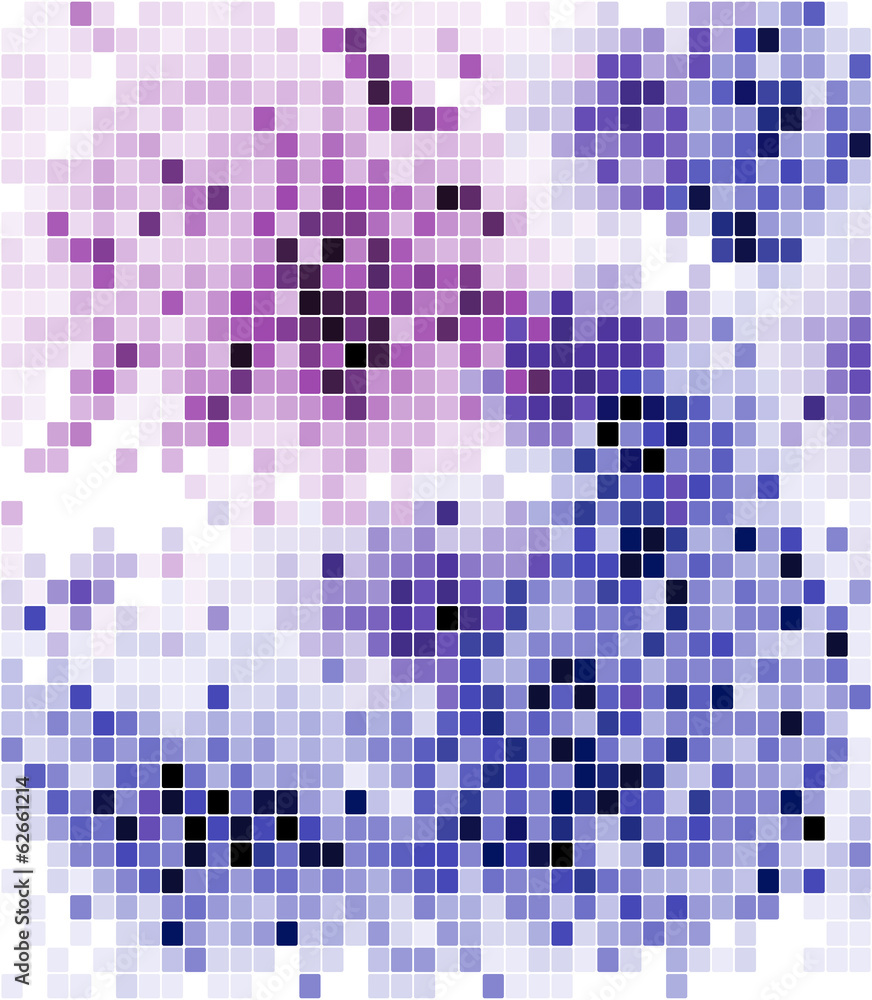 Poster abstract background mosaic pattern