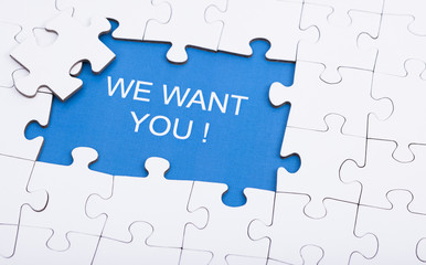 We want you