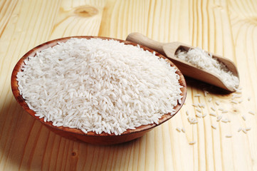 Rice in a bowl