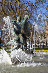 Fototapeta na wymiar Joy of Life Fountain in London's Hyde Park
