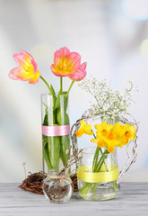 Beautiful spring flowers