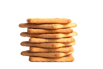 Cookies on white