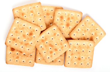 Cookies on white