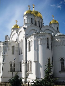 cathedral in st. seraphim-diveevskiy monastery, Russia