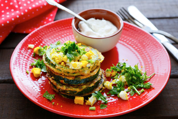 garnish with zucchini