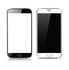 Perfectly detailed vector of modern new smartphone