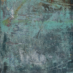 3d abstract grunge blue wall backdrop