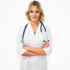 A female doctor