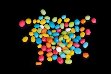 Multicolored candies