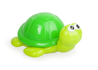 children's toy green turtle