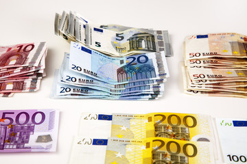 EURO paper money