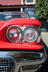 Front Detail of American Classic Car