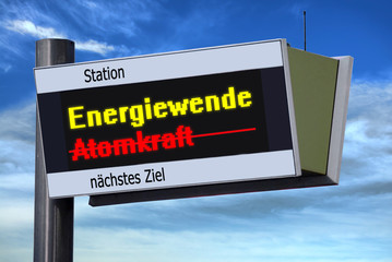 Anzeigetafel 3 - Energiewende