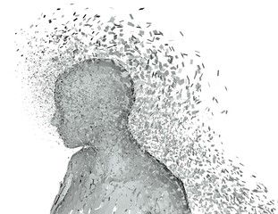 stress and technology, emotionally destroyed, lonely person