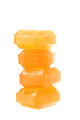 orange flavoured hard candy