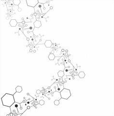Molecule background