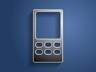 3d Vector illustration of cellphone icon