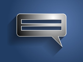 3d Vector illustration of communication icon