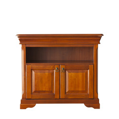 Brown cabinet isolated on white
