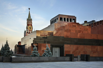 Мавзолей Ленина на Красной площади в Москве. Россия