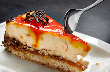 Sweet cheesecake