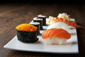 delicious sushi meal