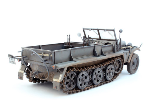 German WWII artillery tractor Sd.Kfz.10 D7