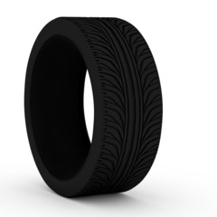 Car tire.