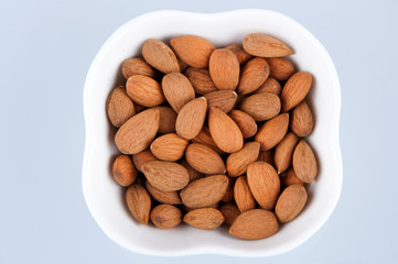 Almonds in a bowl