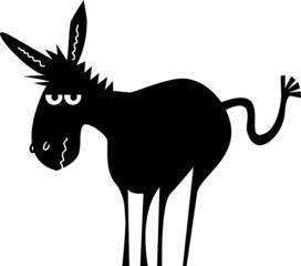 Cartoon donkey