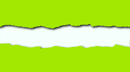 Torn paper with white space for text